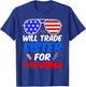 Will Trade Sister For Fireworks 4th of July Feminist T-Shirt - T-Shirt | Royal