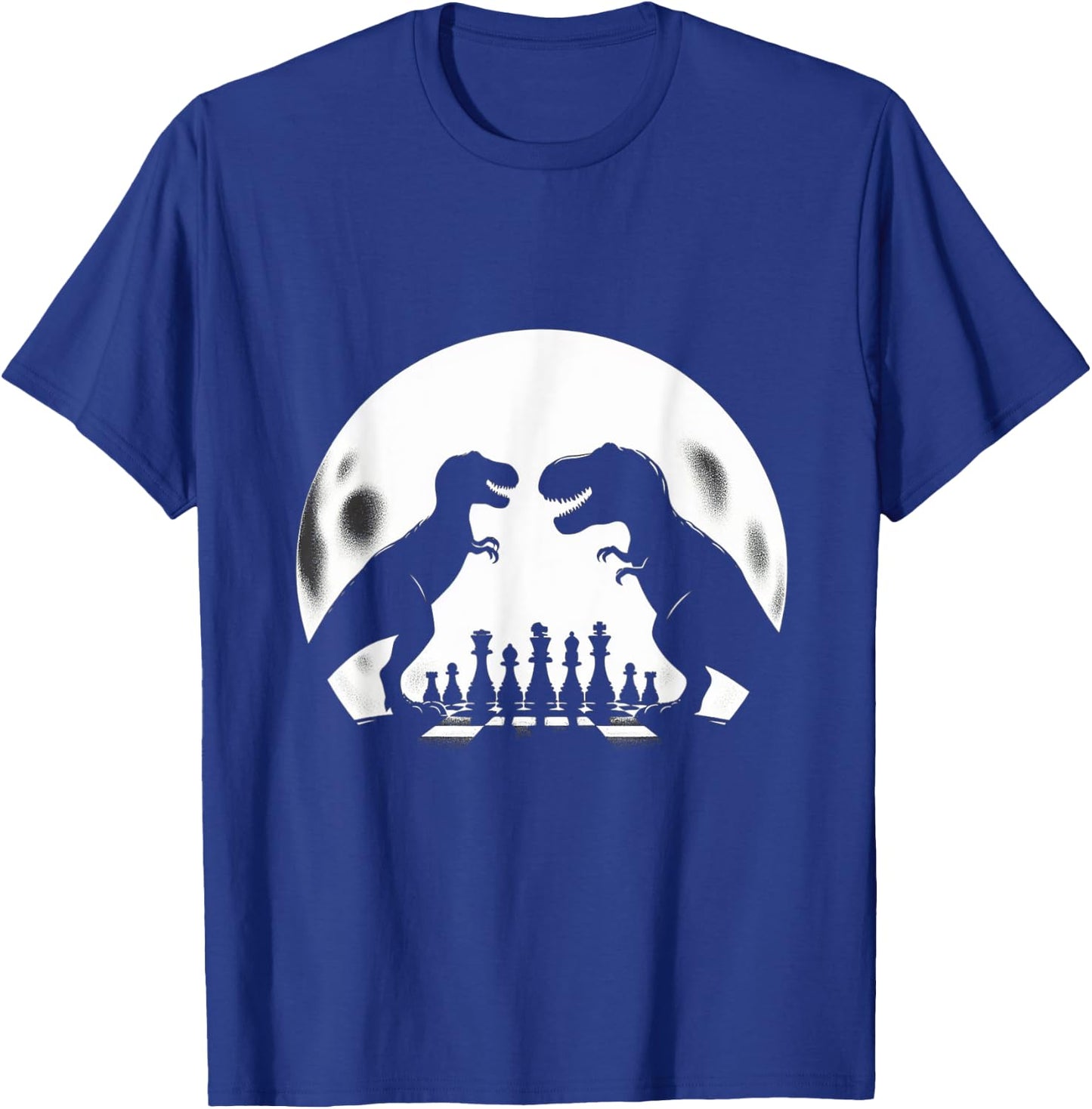 Funny Dinosaur T-Rex Chess Player Board Game - Chess T-Shirt - T-Shirt | Royal