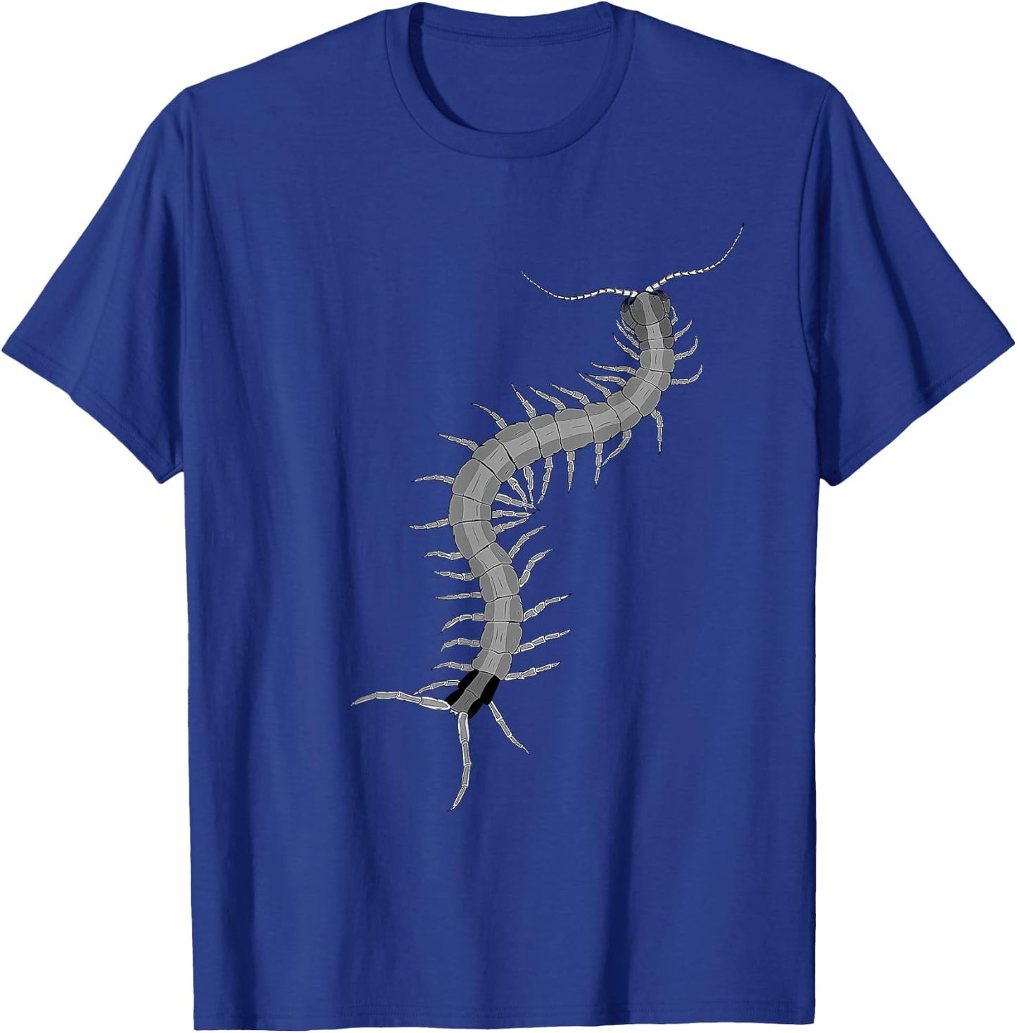 Giant Centipede Bug Hunter T-Shirt - T-Shirt | Royal