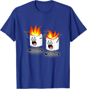 Children's Camp Camping Funny Boys Kids T-Shirt - T-Shirt | Royal