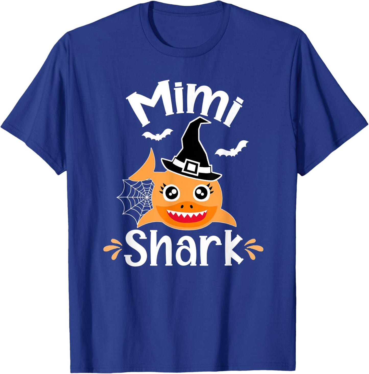 Mimi Shark Funny Halloween Mimi Grandma T-Shirt - T-Shirt | Royal