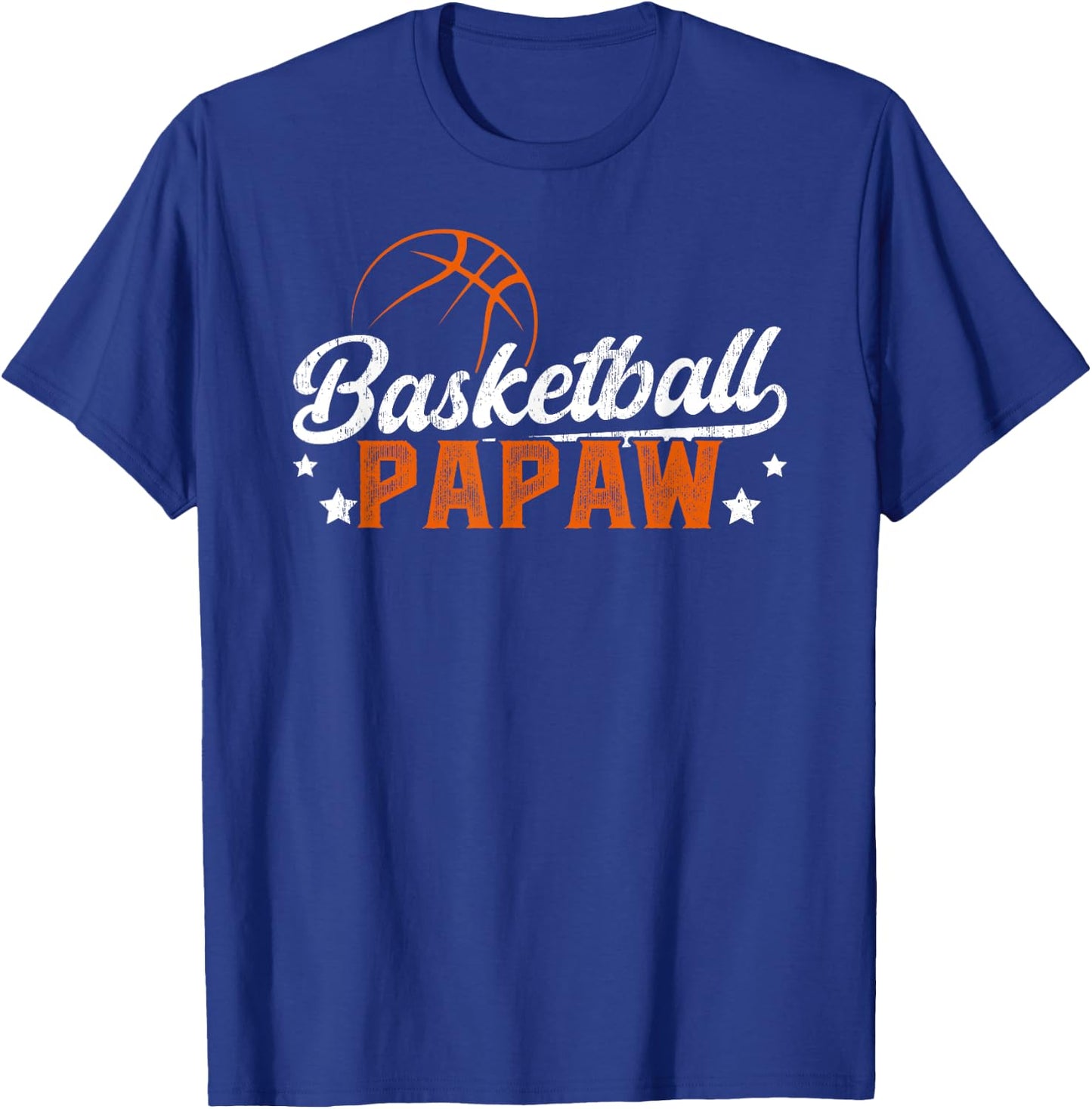 Basketball Papaw Grandpa Papaw Of A Basketball Player Papaw T-Shirt - T-Shirt | Royal