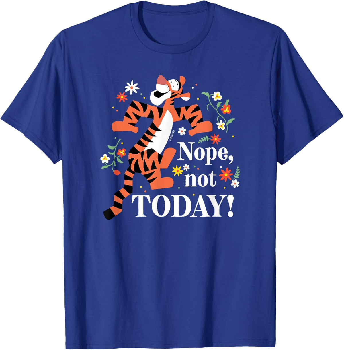 Winnie The Pooh - Tigger Nope Not Today T-Shirt - T-Shirt | Royal