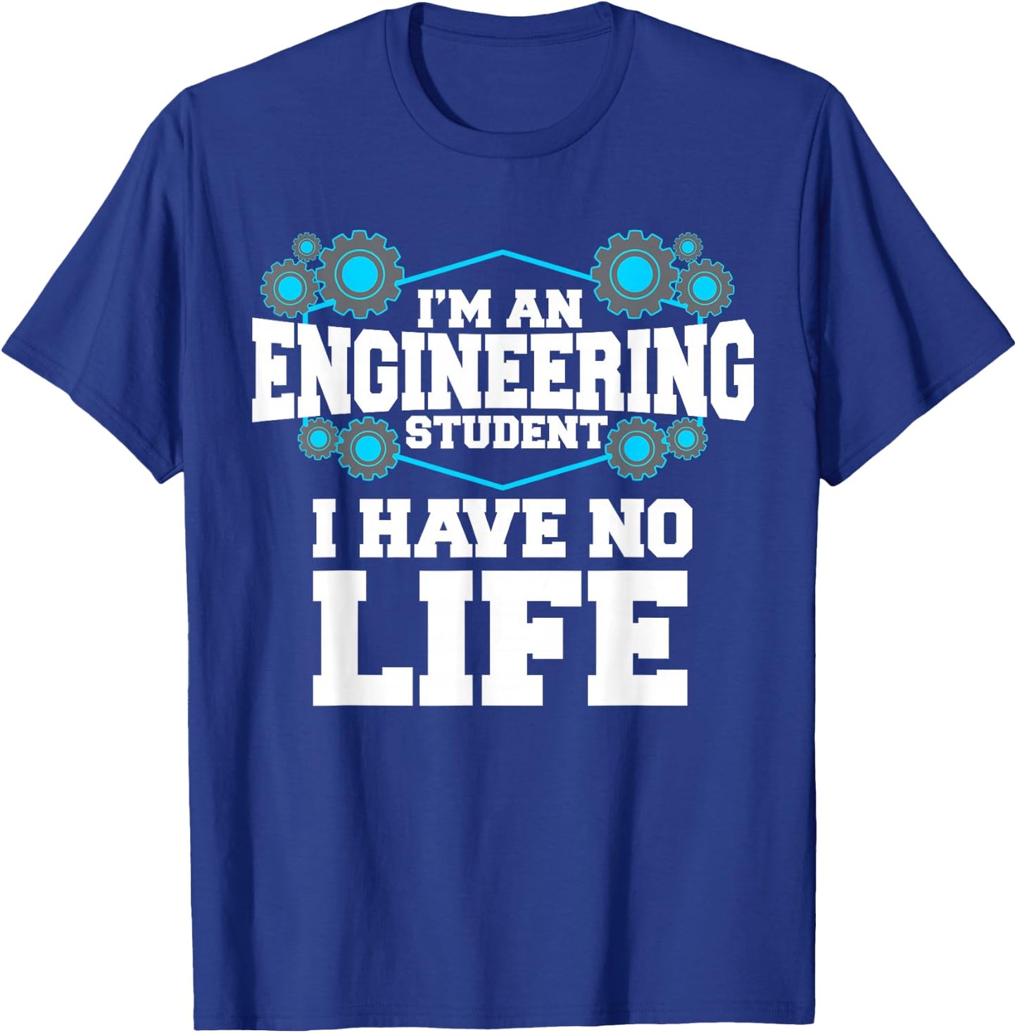 Funny Engineering Design Women Engineer Student T-Shirt - T-Shirt | Royal