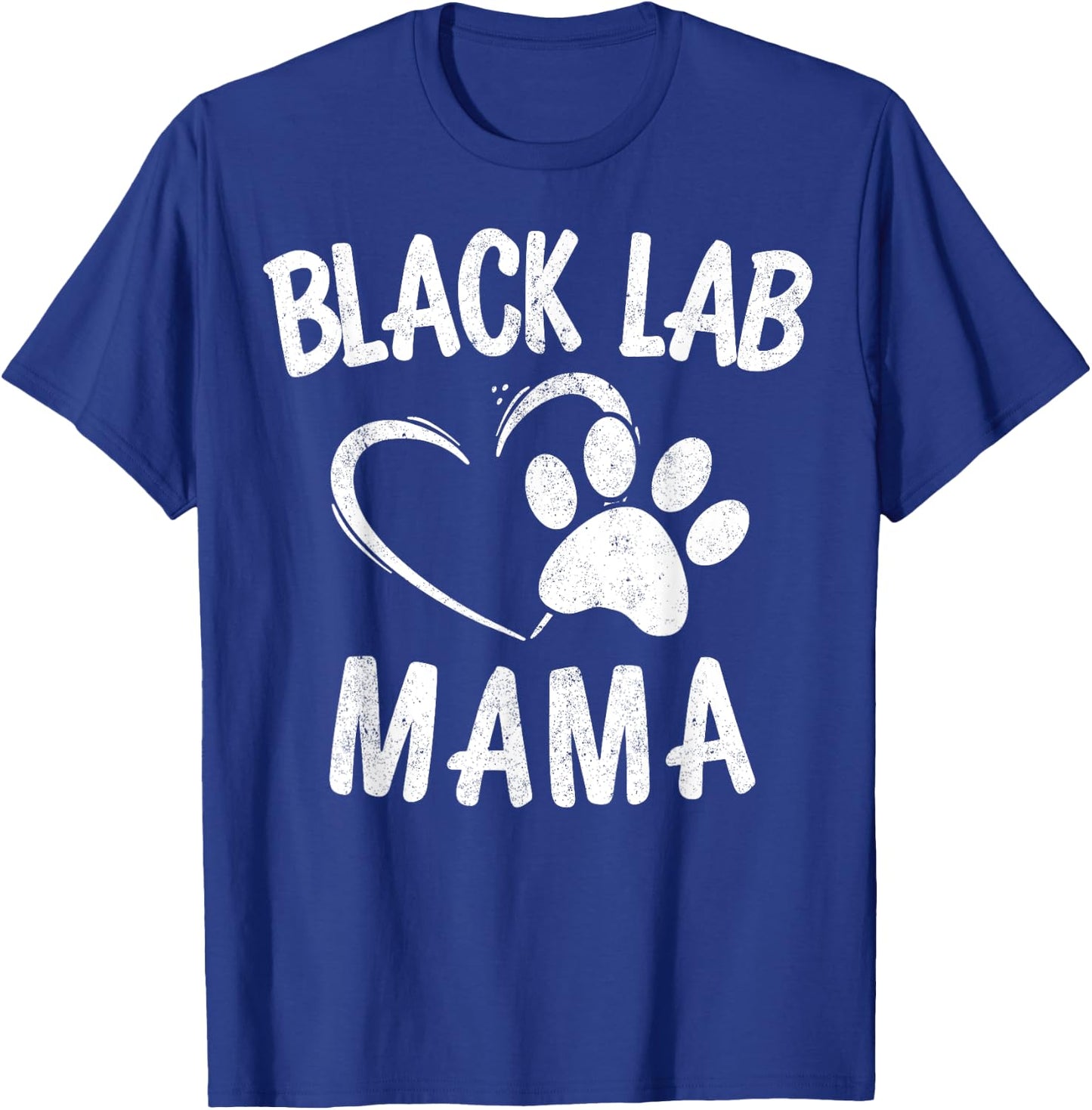 Fun Black Lab Mama Gift Dog Owner Apparel Labrador Mom T-Shirt - T-Shirt | Royal