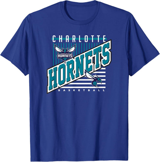 Charlotte Hornets NBA Rise Above - Men's, Women's, Kids' - Black - Small - Short Sleeve - Classic Fit - Polyester 100% - Imported - Sports Fan T-Shirt - T-Shirt | Royal