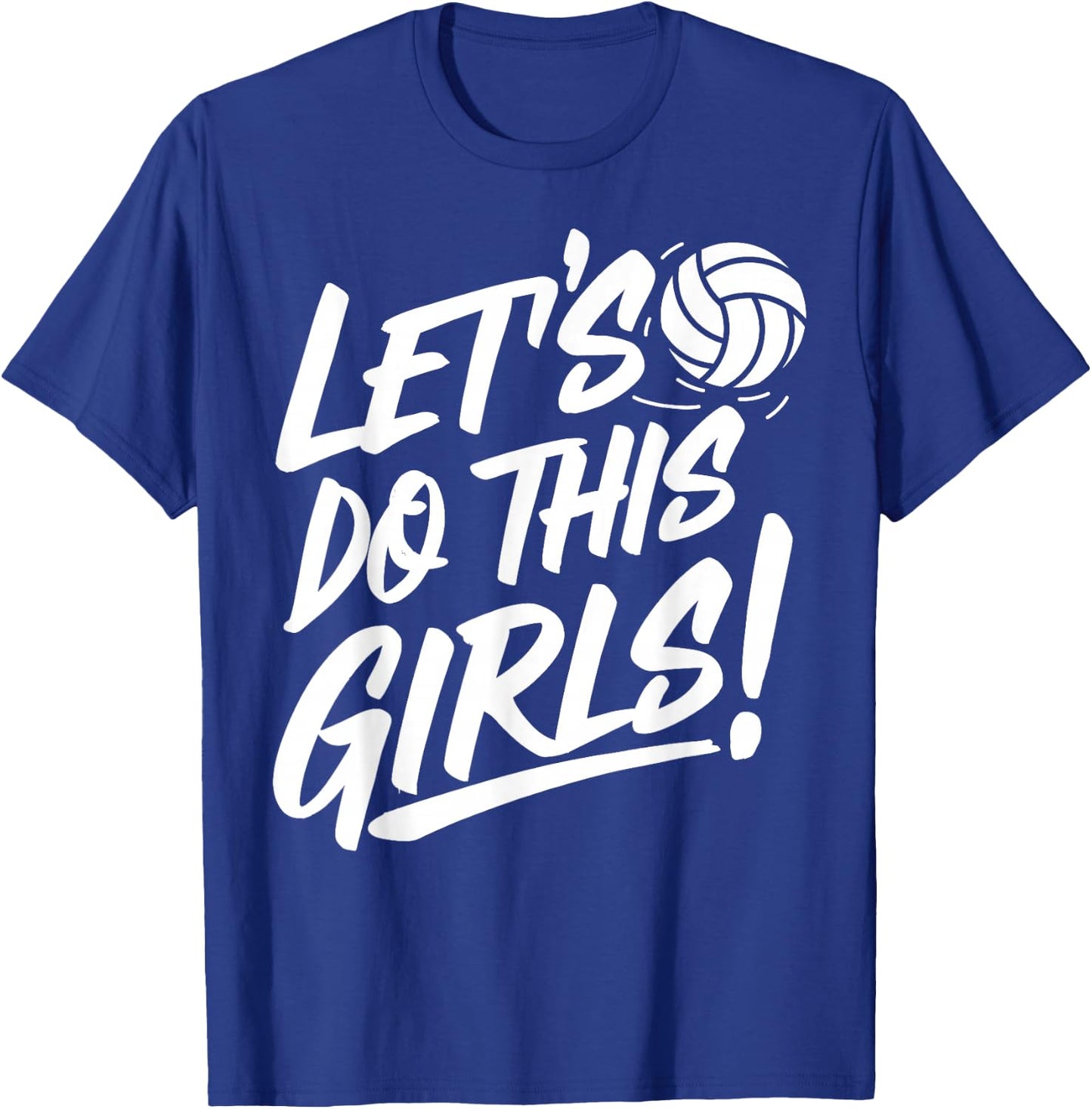 Girl Volleyball Woman Volleyball Team Daughter Volleyball T-Shirt - T-Shirt | Royal