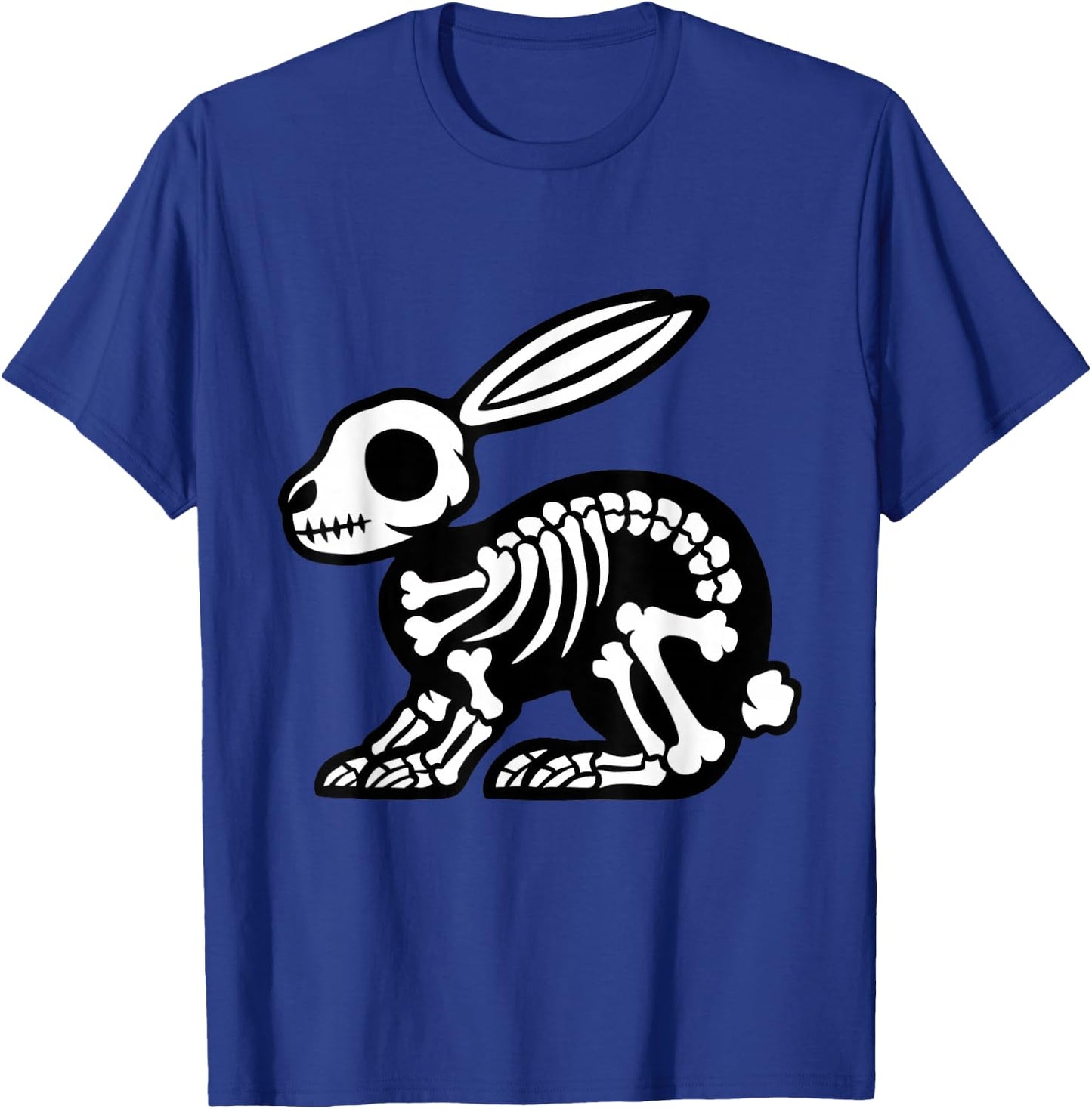 Cute Halloween Bunny Skeleton Animal Rabbit Archeologist T-Shirt - T-Shirt | Royal