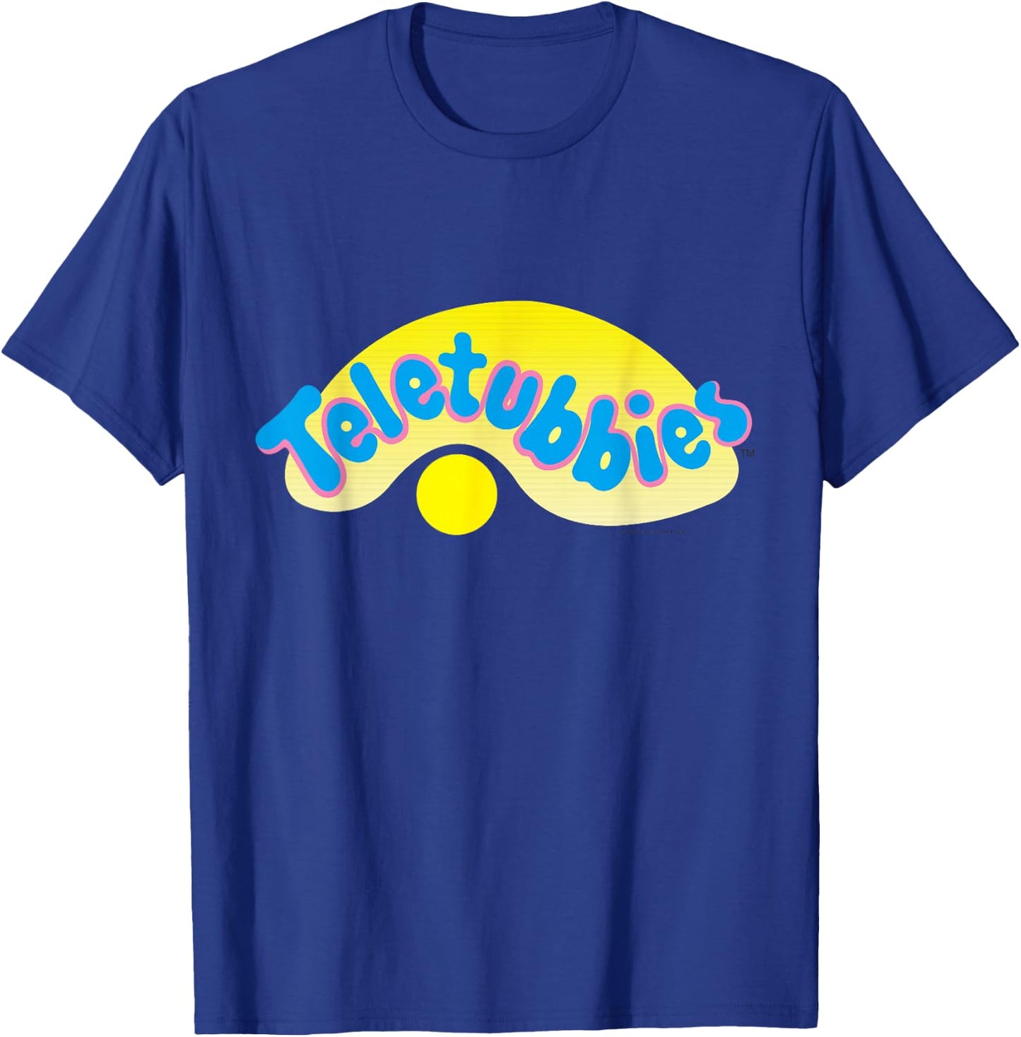 Teletubbies Adult T Shirt - Logo T-Shirt - T-Shirt | Royal