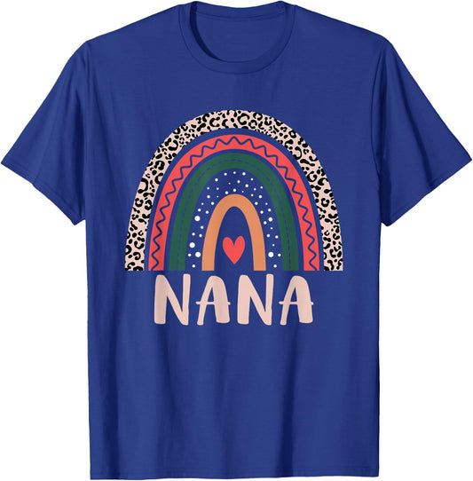 Nana Rainbow Grandma Grandma Women Mothers Day Nana T-Shirt - T-Shirt | Royal