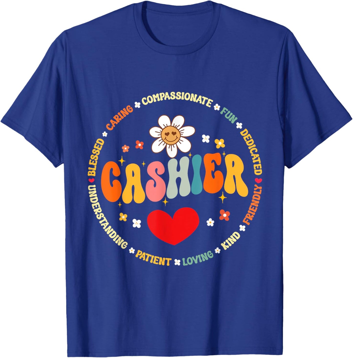 Food Services Crew Cafeteria Worker Helper School Cashier T-Shirt - T-Shirt | Royal