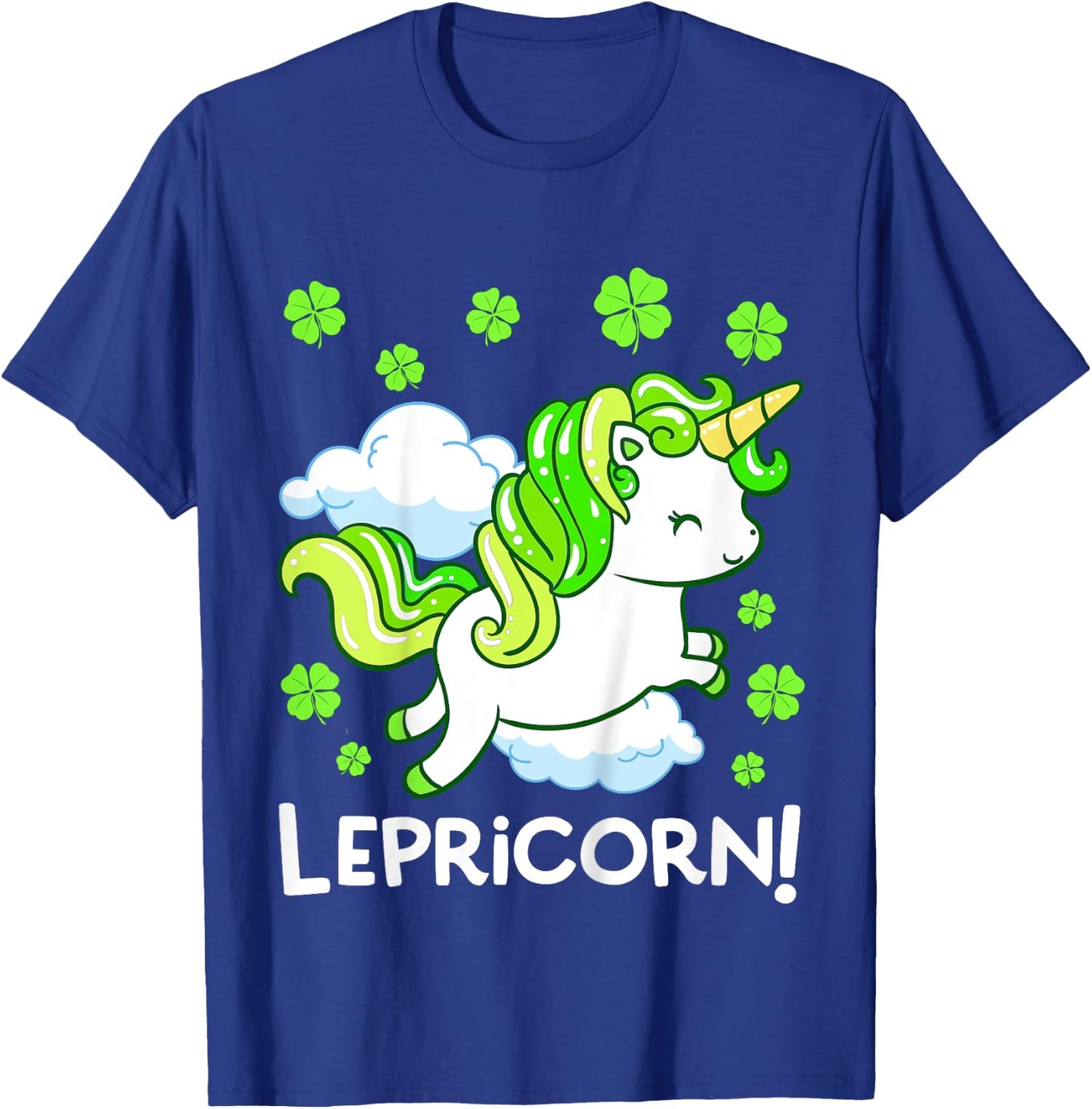 Kids Lepricorn St Patricks Day Unicorn Girls Kids Toddler T-Shirt - T-Shirt | Royal