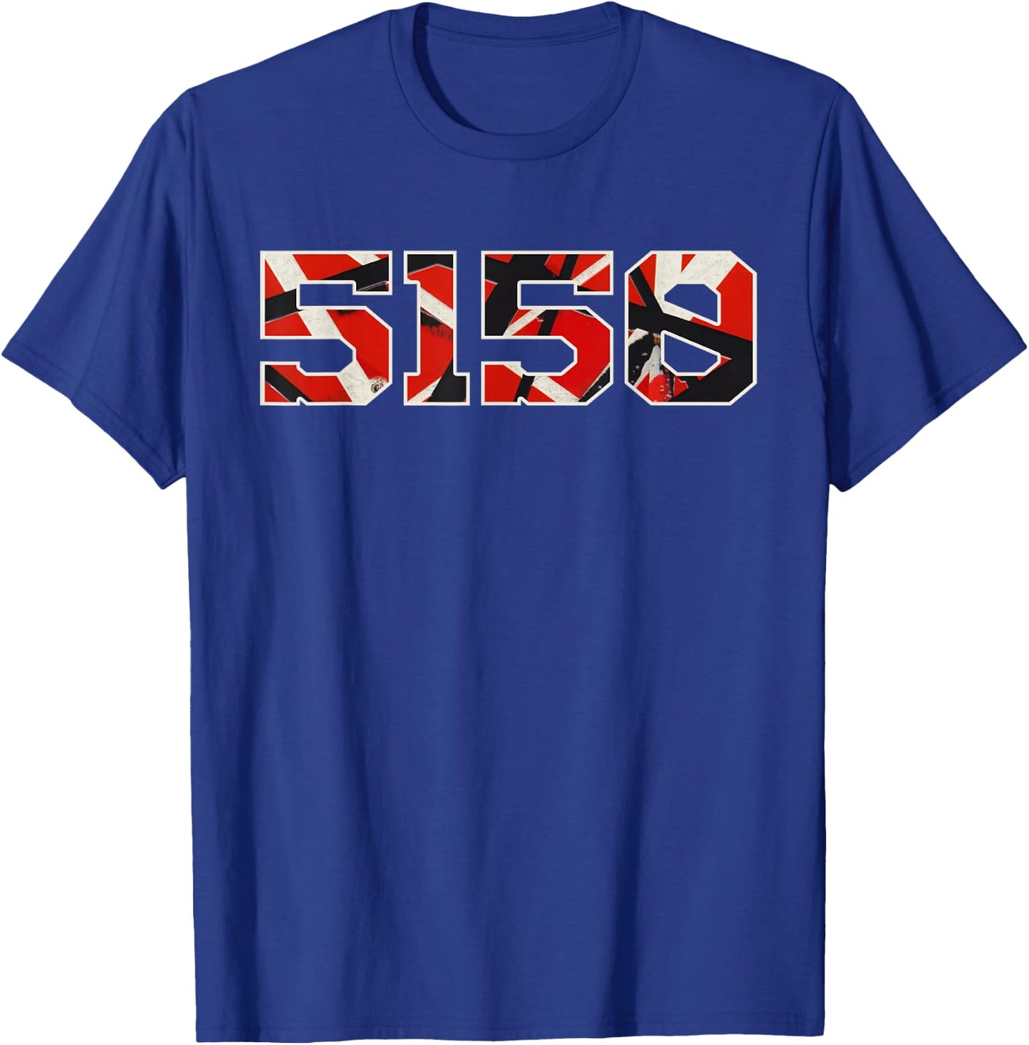 Vintage Art 5150 Graphic Musician Funny Apparel For Lovers T-Shirt - T-Shirt | Royal