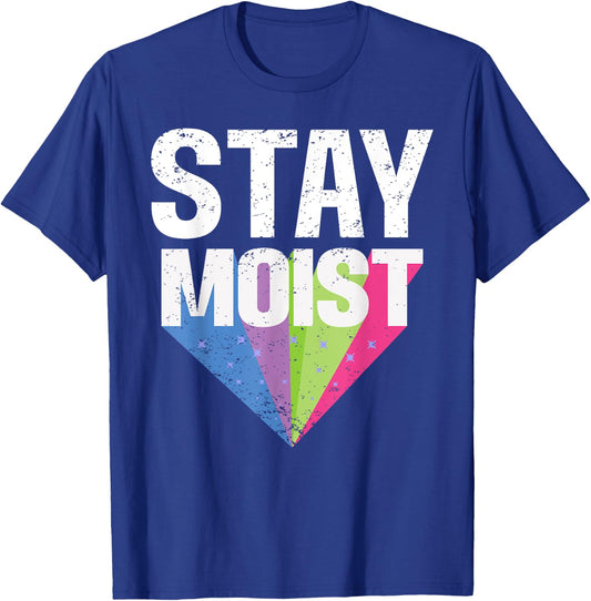 Moist Funny Meme Offensive Weird Cool Hilarious Humorous T-Shirt - T-Shirt | Royal