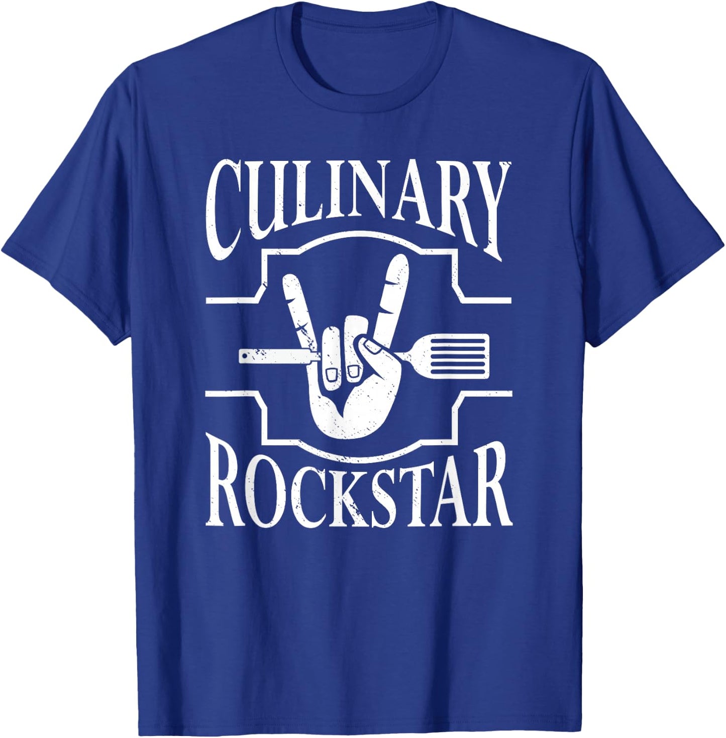 Culinary Rockstar Funny Chef Cooking T-Shirt - T-Shirt | Royal
