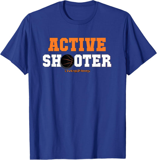 Shooters Shoot Basketball Clothing playing basketball sports T-Shirt - T-Shirt | Royal