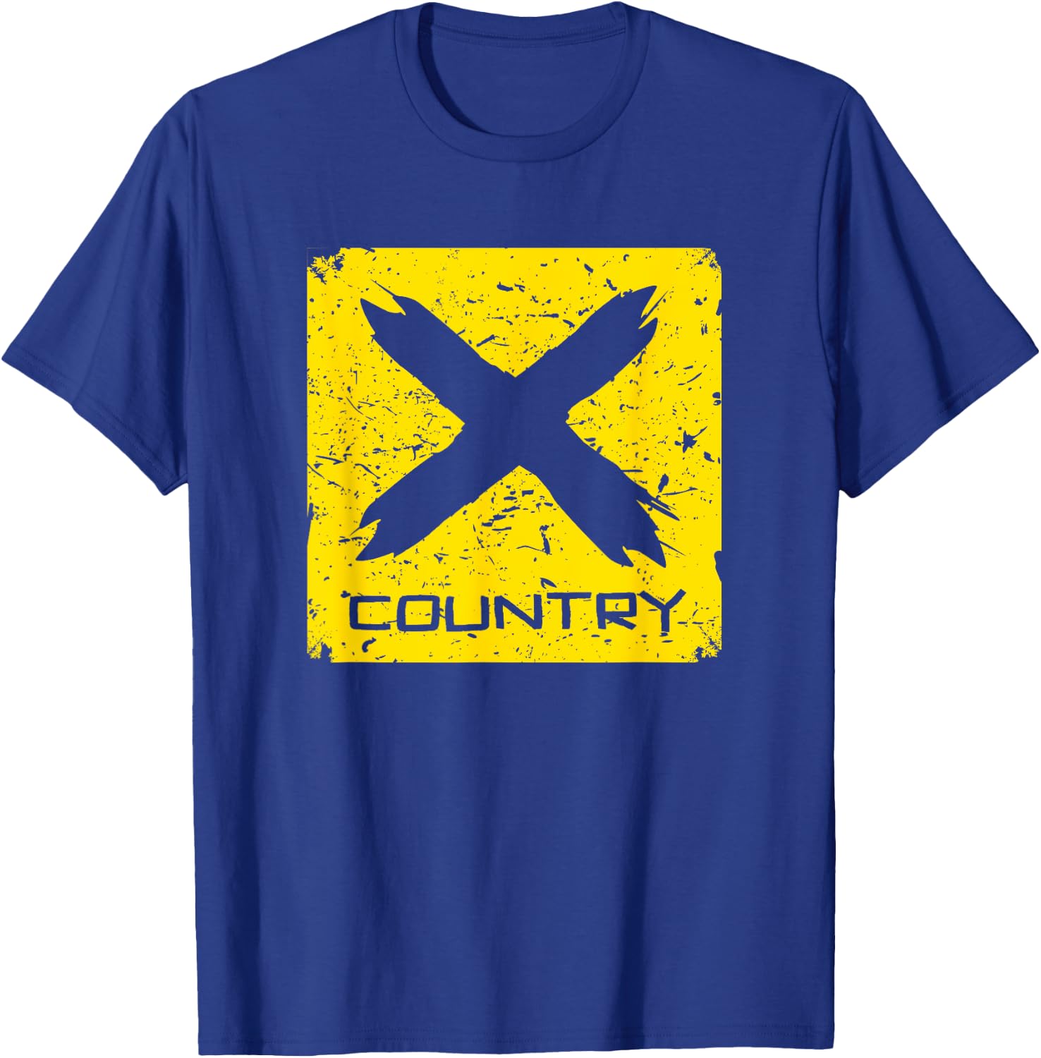 XC Sign Cross Country Cross Country Runner Gift T-Shirt - T-Shirt | Royal