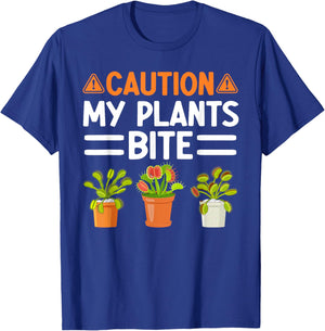 Monster Plant Funny Gardening Plants T-Shirt - T-Shirt | Royal