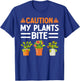 Monster Plant Funny Gardening Plants T-Shirt - T-Shirt | Royal