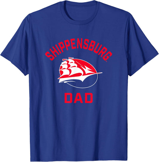Shippensburg University Raiders Arched Dad T-Shirt - T-Shirt | Royal