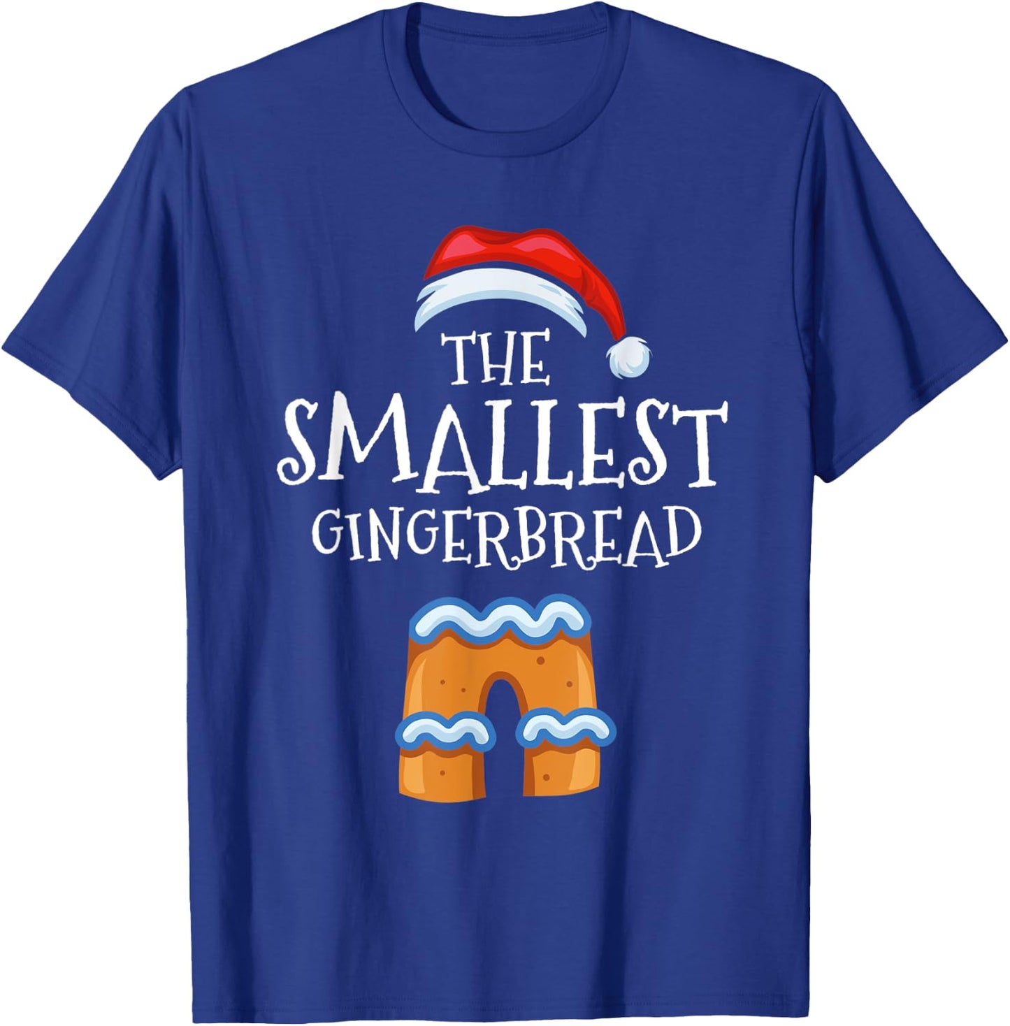 Smallest Gingerbread Family Matching Group Christmas Gift T-Shirt - T-Shirt | Royal
