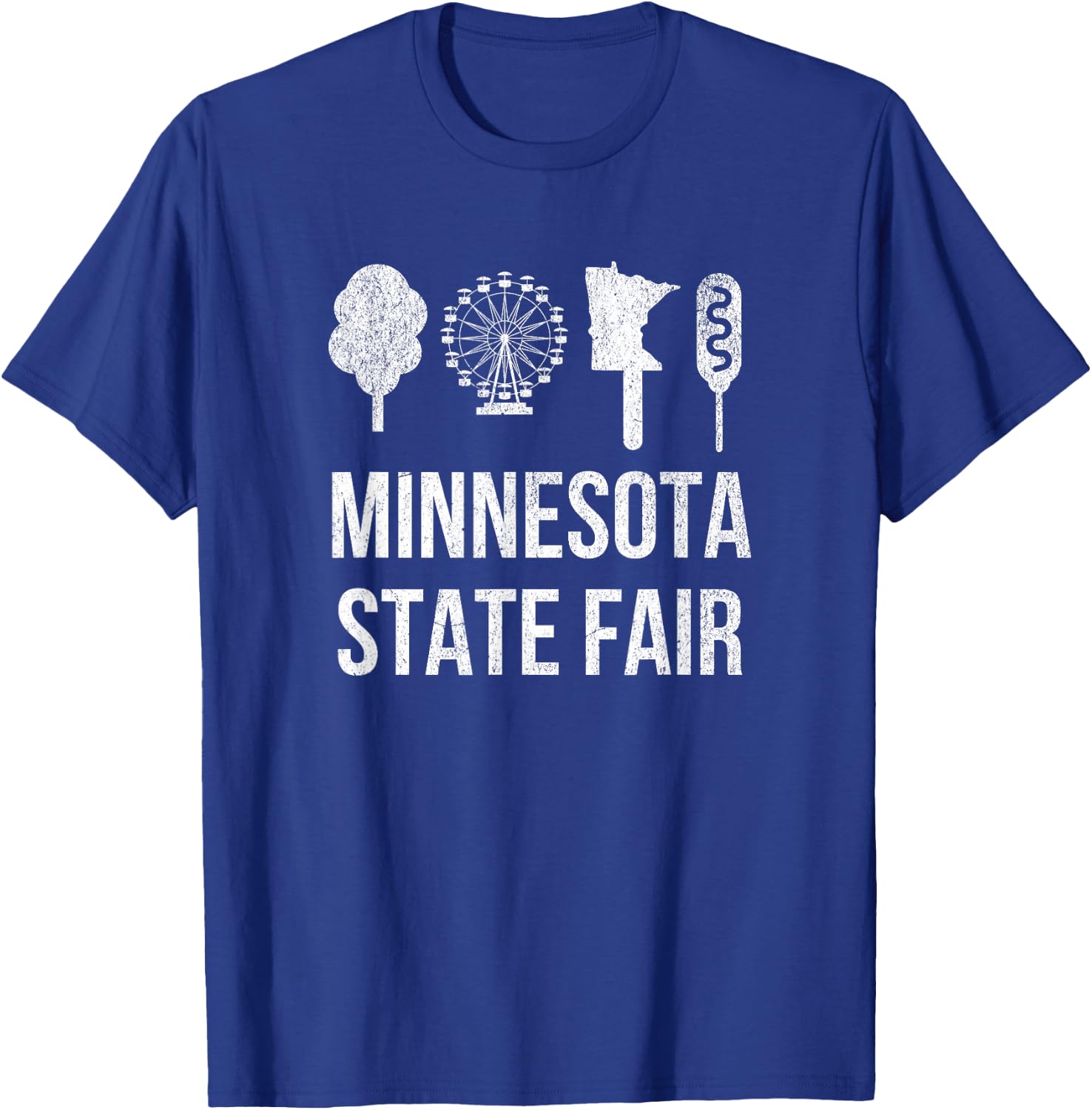 Minnesota State Fair Food on a Stick T-Shirt - T-Shirt | Royal