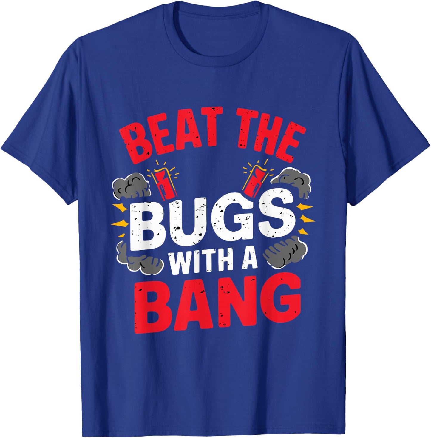 Insect Humor Funny Mosquito Ant Picnic Bug Repellent T-Shirt - T-Shirt | Royal
