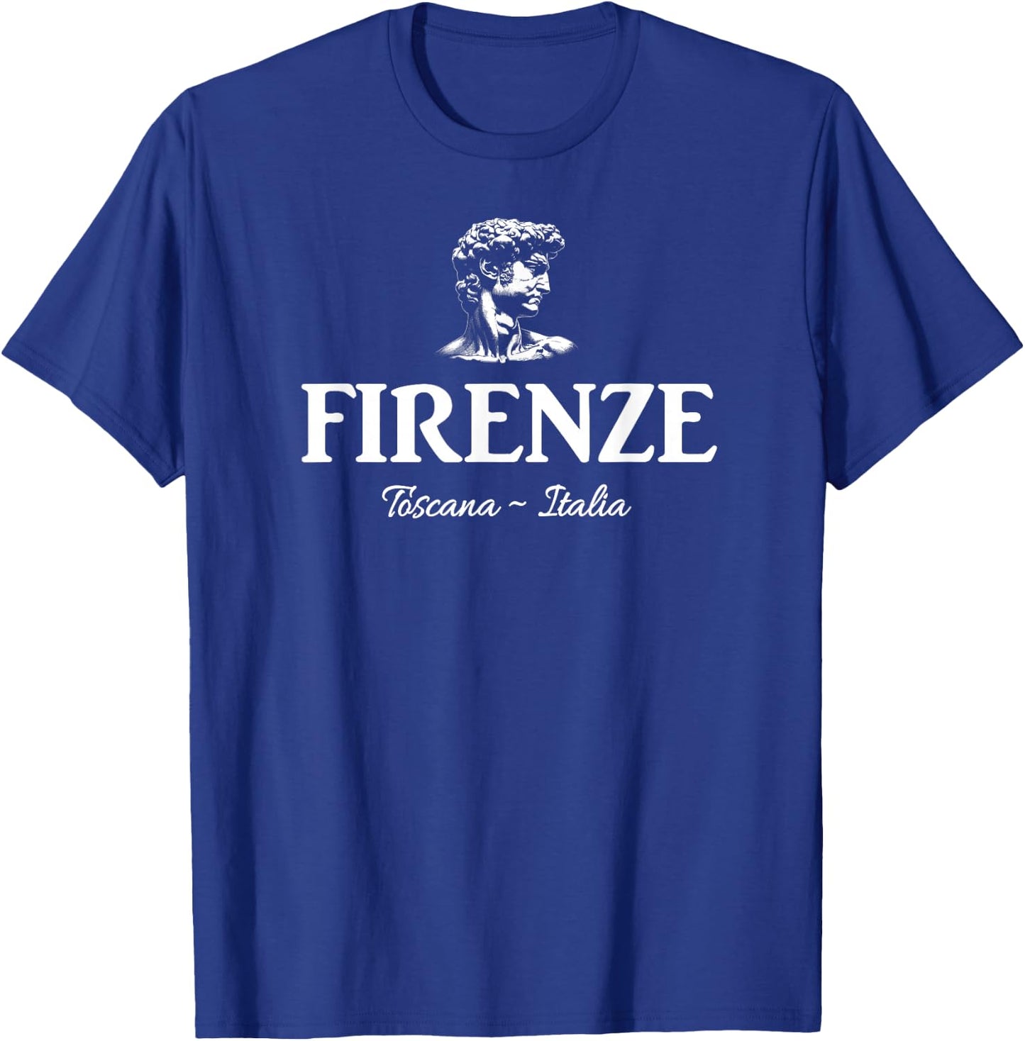 Florence Tuscany Italy Michelangelo's The David T-Shirt - T-Shirt | Royal