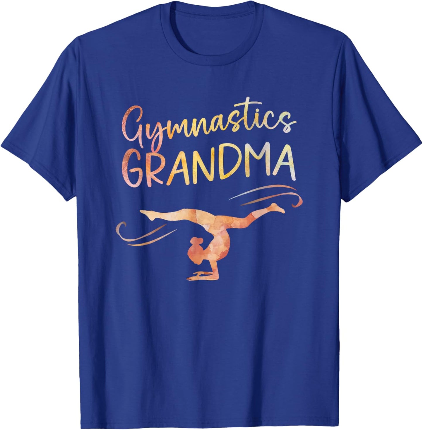 Gymnastics Grandma Proud Granddaughter Grandmother T-Shirt - T-Shirt | Royal
