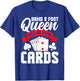 Hand Foot Score Pads Card Game Tray Holder Hand Foot Queen T-Shirt - T-Shirt | Royal