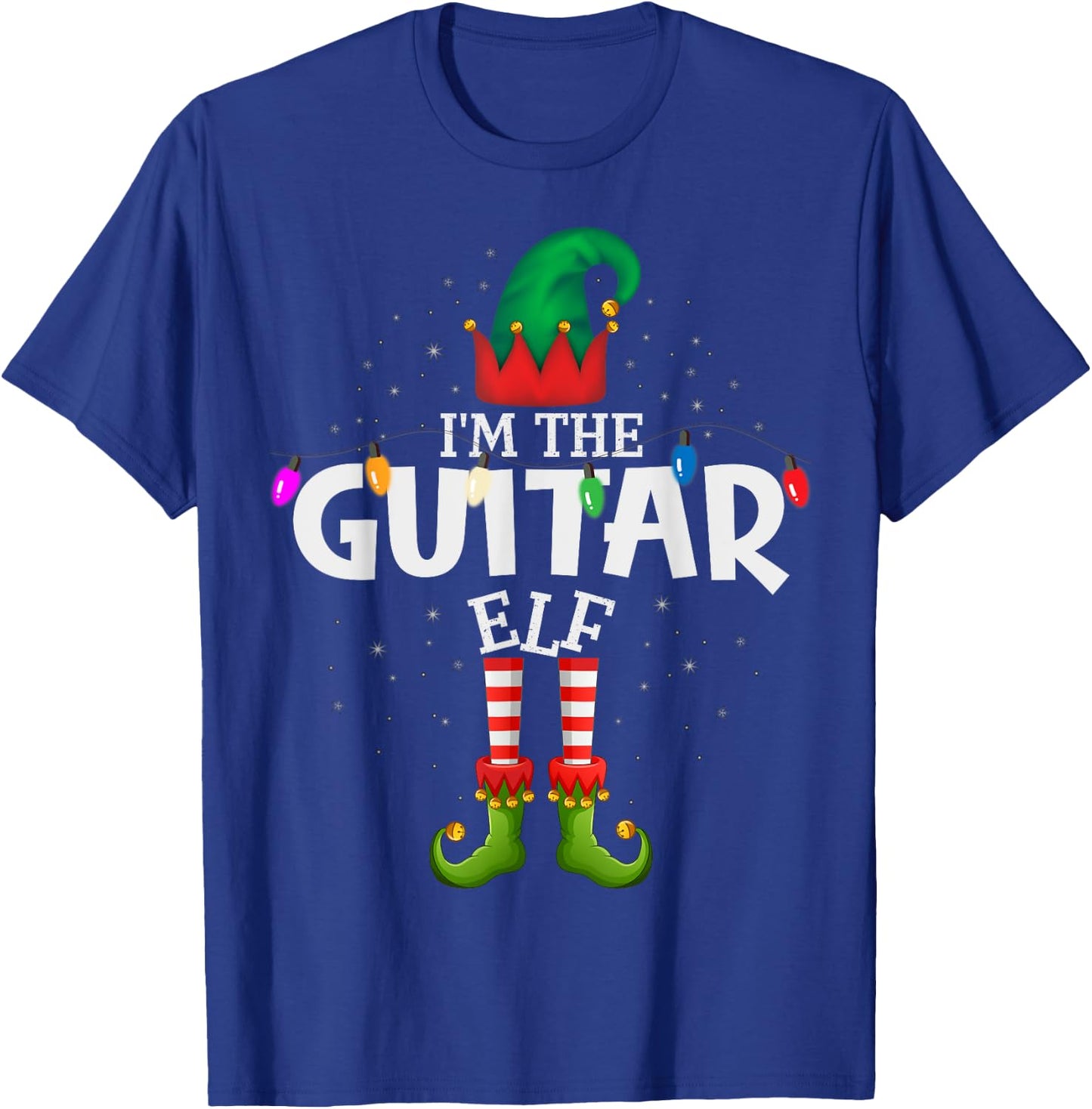 I'm The Guitar Matching Christmas Family T-Shirt - T-Shirt | Royal