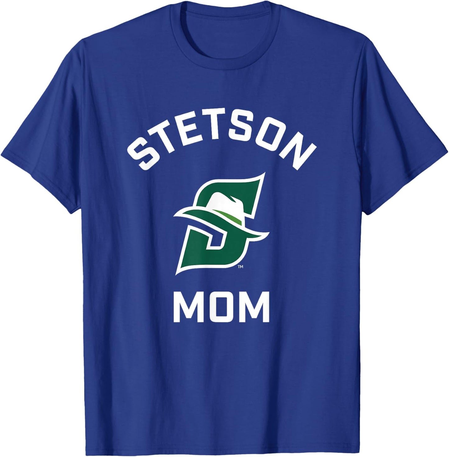 Stetson University Hatters Arched Mom T-Shirt - T-Shirt | Royal