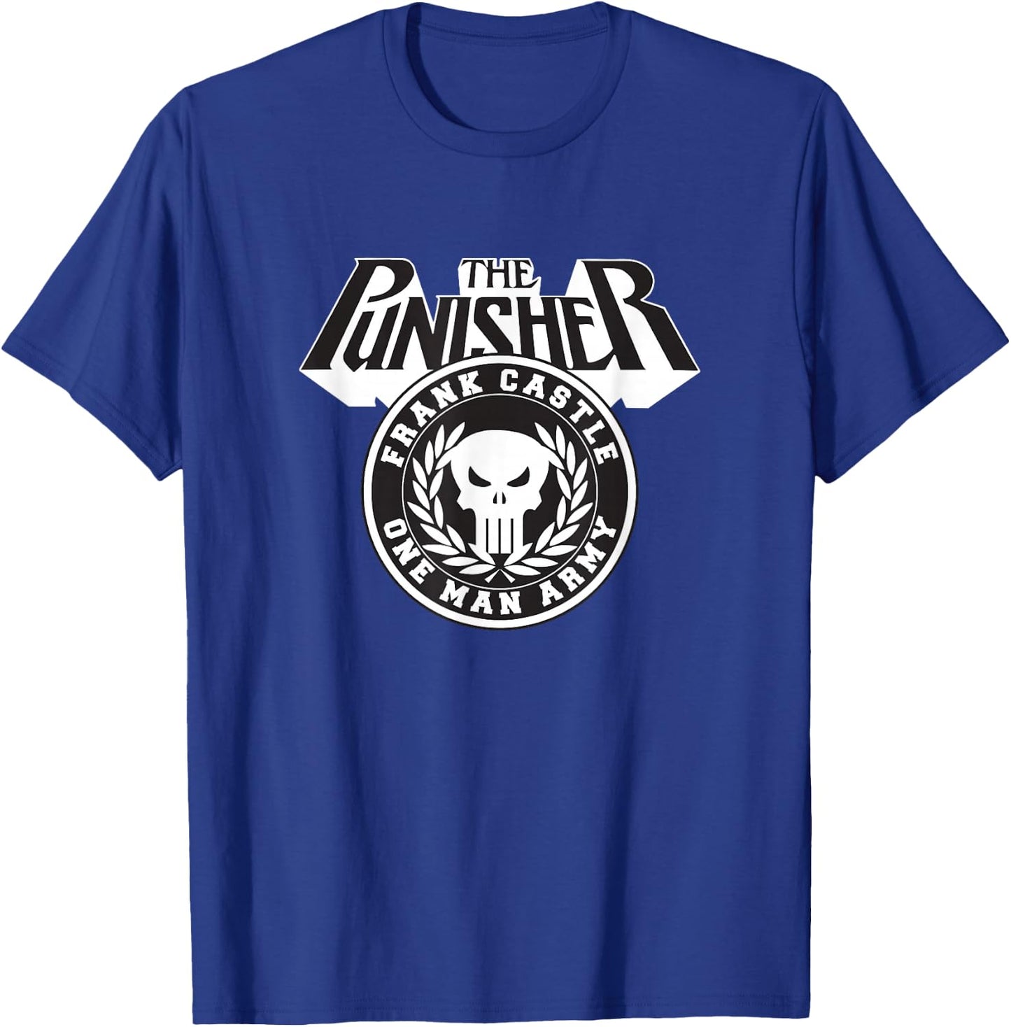 Marvel Punisher Frank Castle One Man Army Big Chest Icon T-Shirt - T-Shirt | Royal