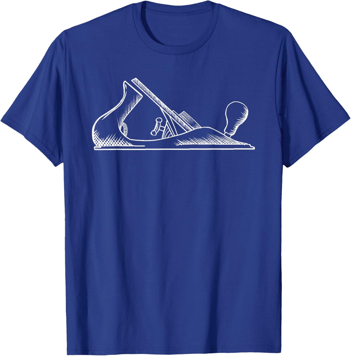 Funny Woodworking Wood Worker Carver Carpenter Planer Gift T-Shirt - T-Shirt | Royal