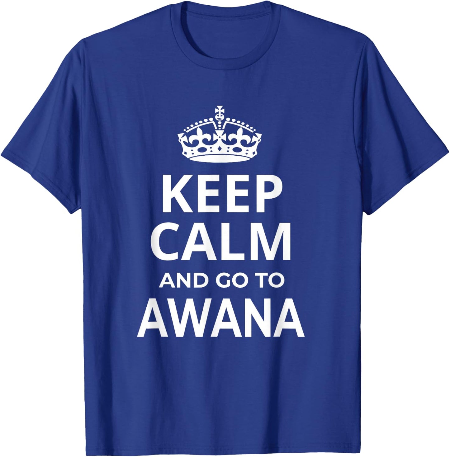 Awana Souvenirs / 'Keep Calm And Go To Awana Beach Resort!' T-Shirt - T-Shirt | Royal
