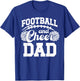 Football And Cheer Dad Cheerleader And Football Player Dad T-Shirt - T-Shirt | Royal