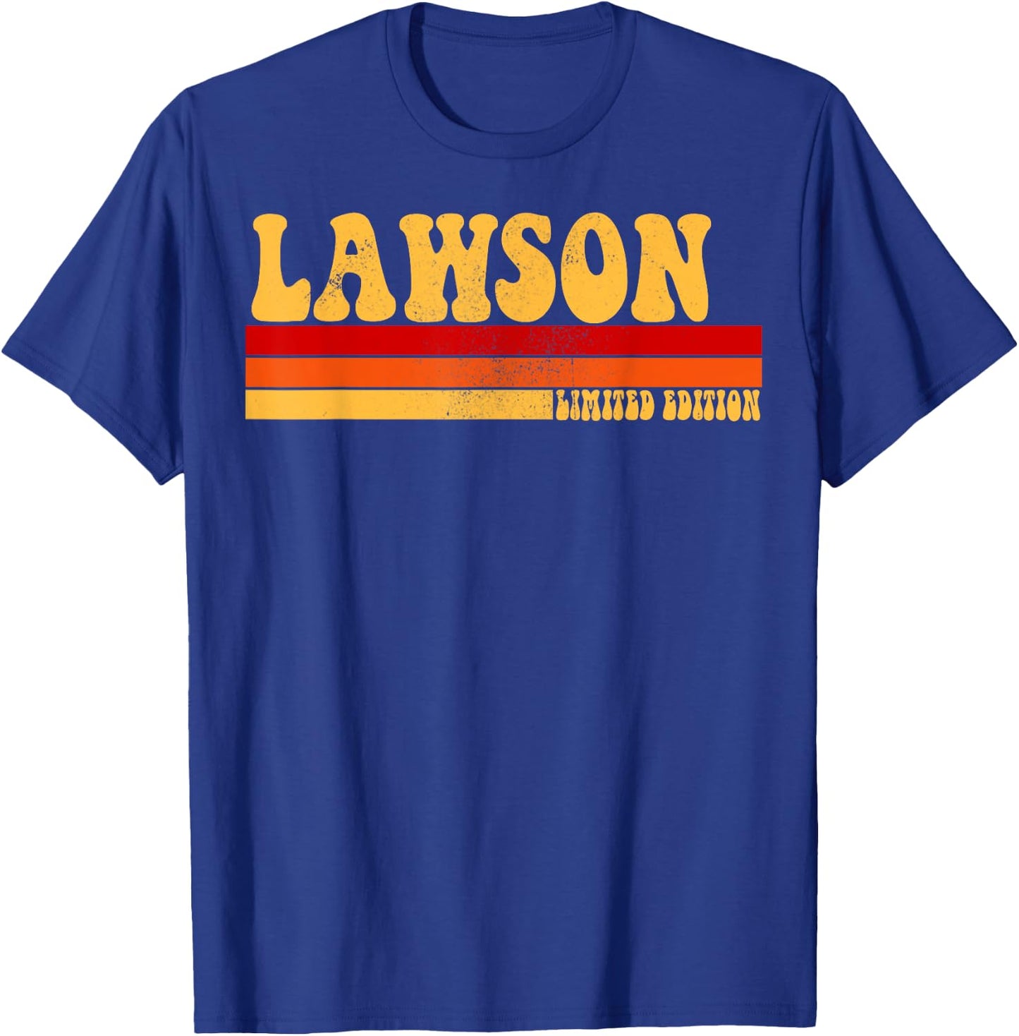 LAWSON Name Personalized Idea Men Retro Vintage LAWSON T-Shirt - T-Shirt | Royal