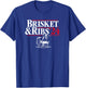 Brisket & Ribs '24 Funny Political T-Shirt - T-Shirt | Royal
