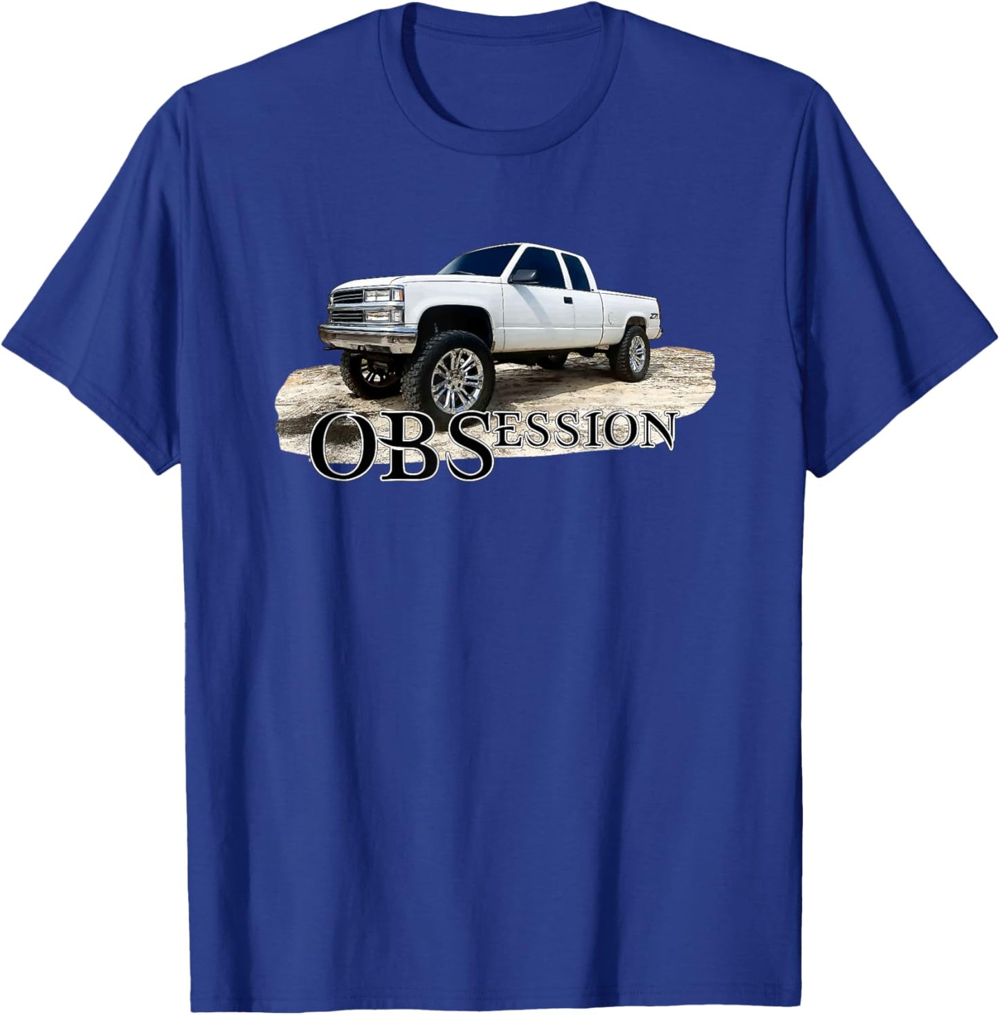 OBS Truck Obsession Lifted 1500 Classic Car Enthusiast T-Shirt - T-Shirt | Royal