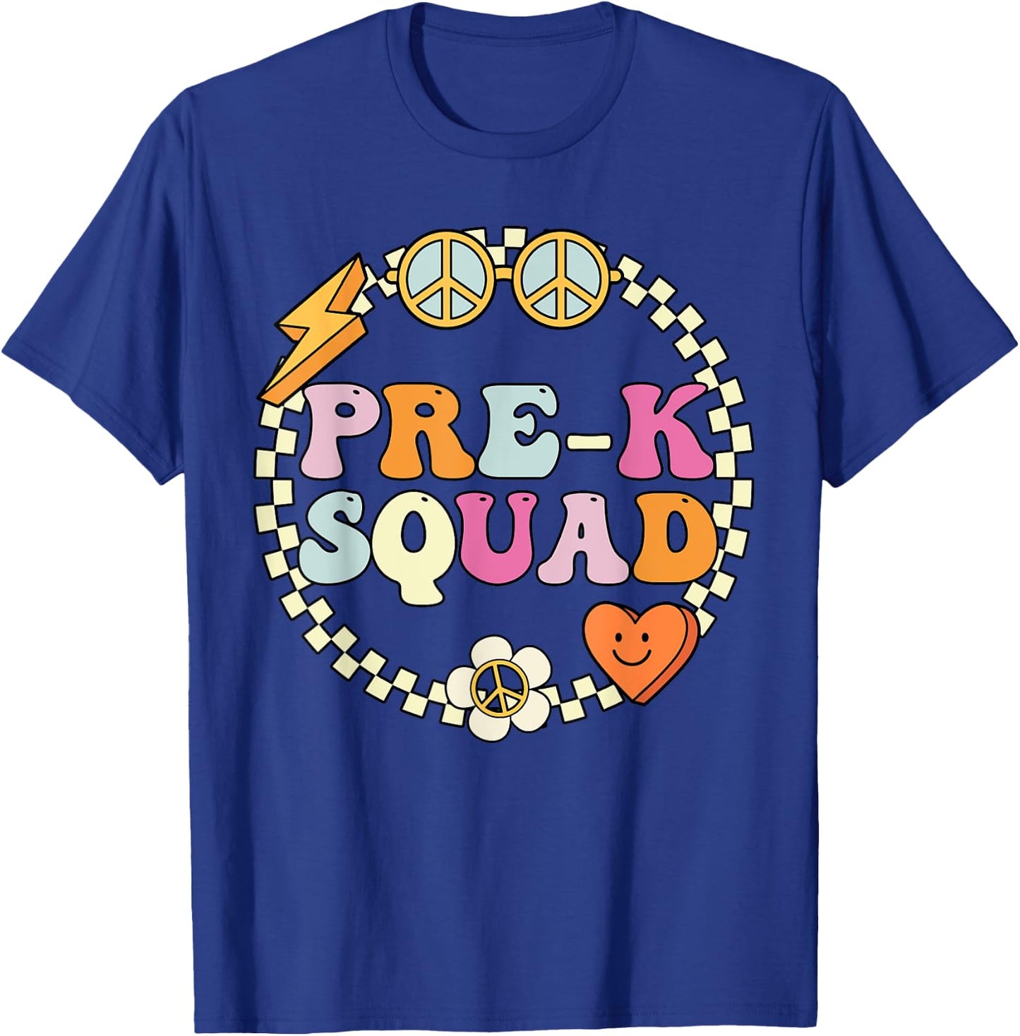 Pre k Teacher Shirt & Girls, Kids Pre-k Squad T-Shirt - T-Shirt | Royal