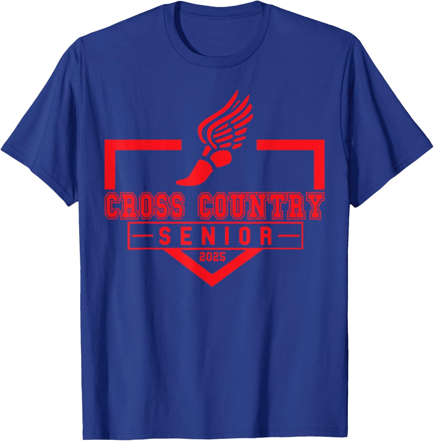 Cross Country Senior Night Senior 2025 Graduation Party 7 T-Shirt - T-Shirt | Royal