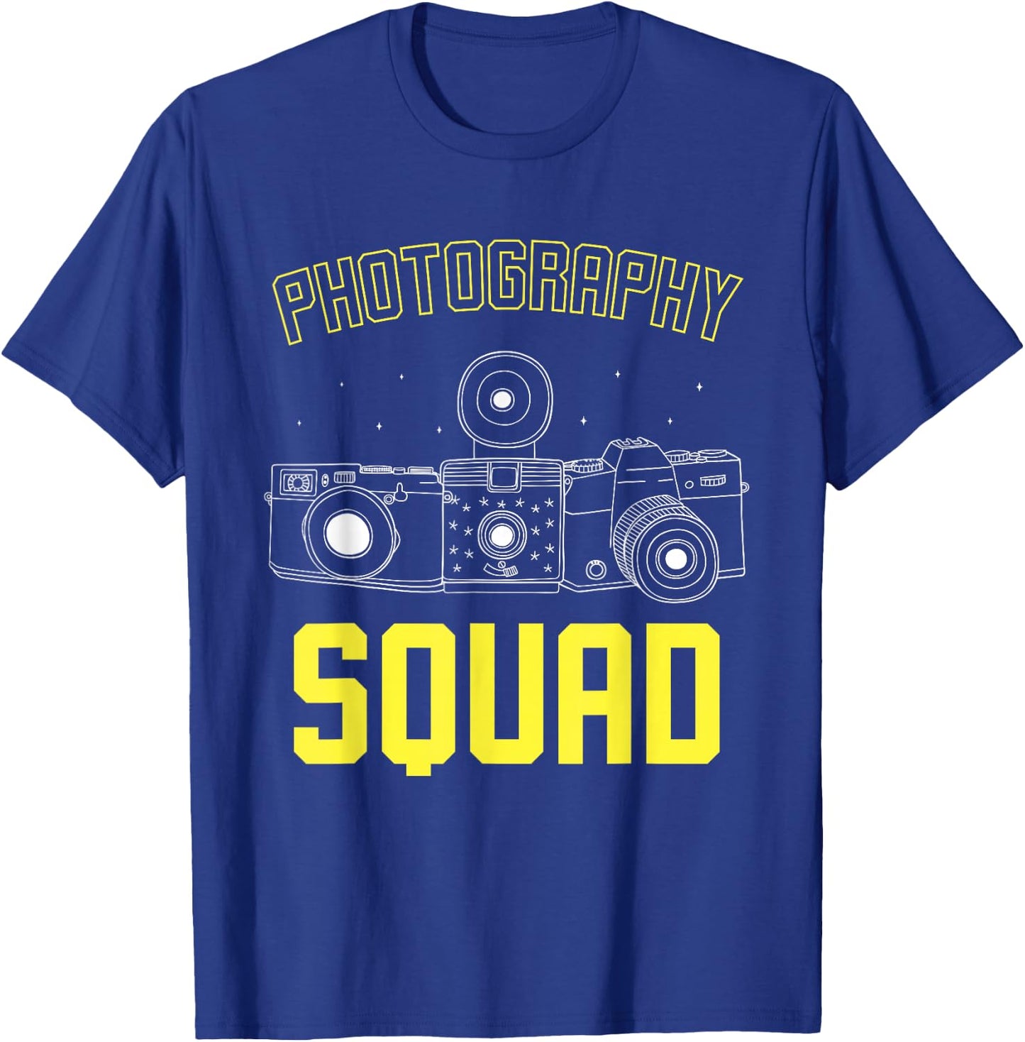 Photography Squad Job Camera Photographer Photography T-Shirt - T-Shirt | Royal
