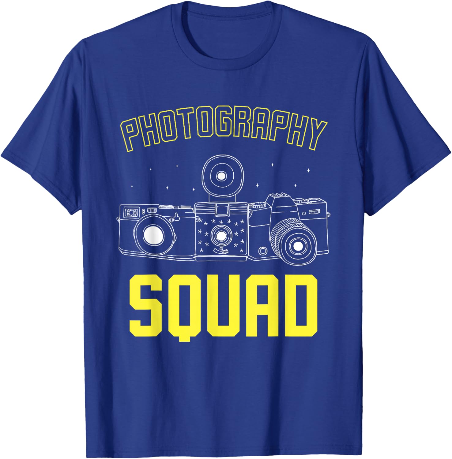Photography Squad Job Camera Photographer Photography T-Shirt - T-Shirt | Royal