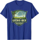 Gateway Arch National Park Illustration Retro Badge T-Shirt - T-Shirt | Royal