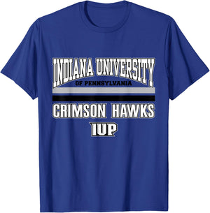 Indiana University Pennsylvania Hawks NCAA | VNPIUP301B T-Shirt - T-Shirt | Royal