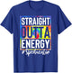 Straight Outta Energy Speducator Teacher Life Tie Dye Women T-Shirt - T-Shirt | Royal