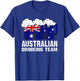Australian Drinking Team Australia T-Shirt - T-Shirt | Royal