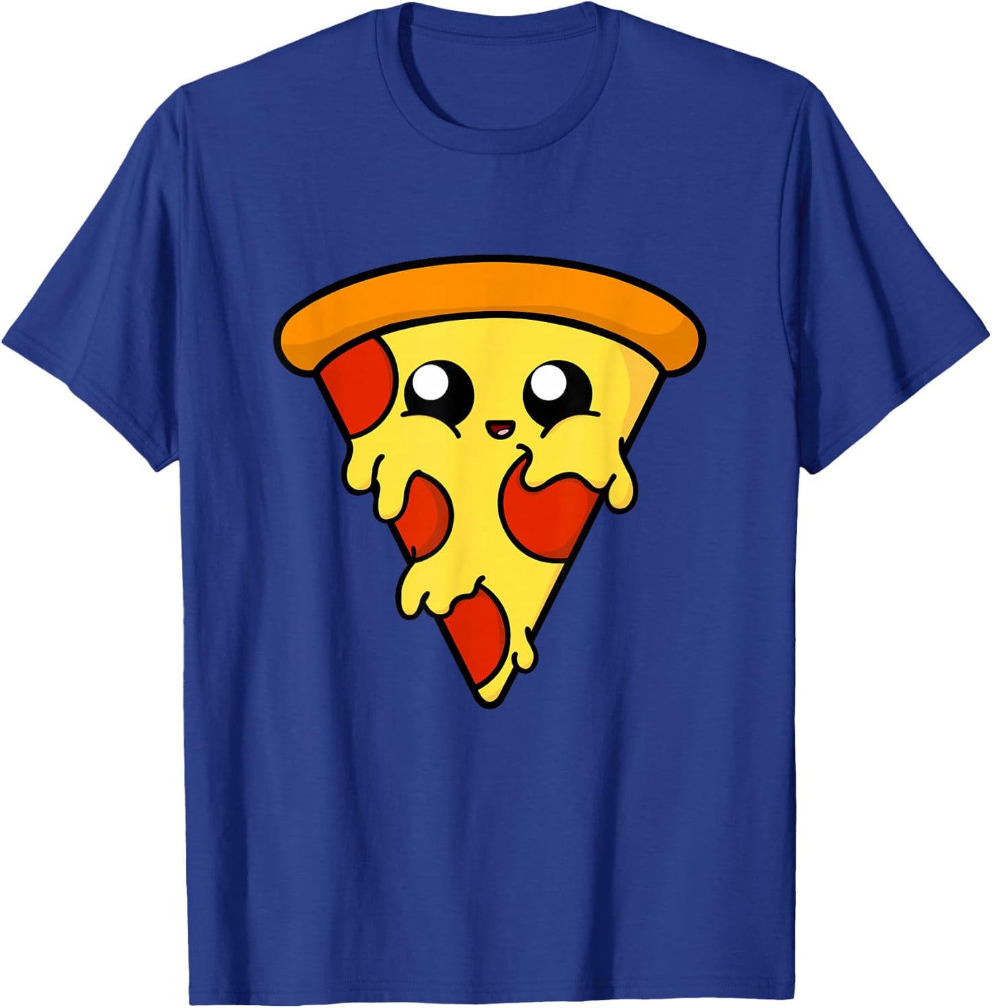 Cute Pizza T Shirt Gift Boys Girls Women Men T-Shirt - T-Shirt | Royal