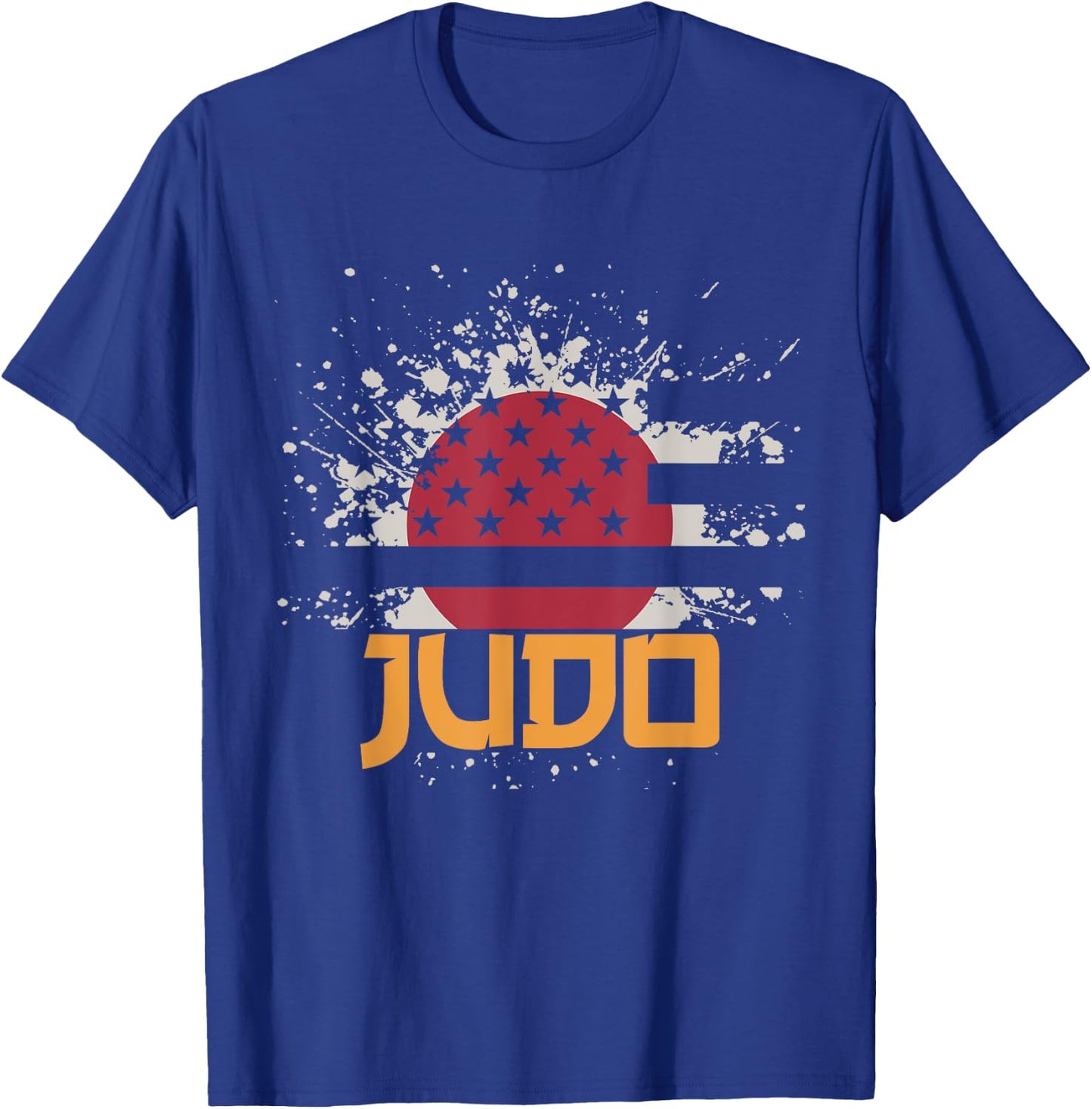 Japan USA Flag Martial Arts Judoka Combat Sports Judo Women Kids Men T-Shirt - T-Shirt | Royal