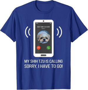 Funny Shih Tzu Dog Women Girls Kids T-Shirt - T-Shirt | Royal